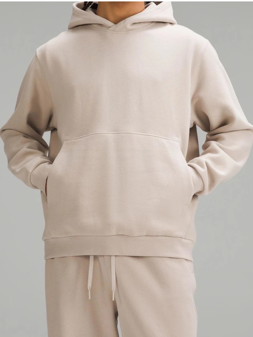 lululemon Men’s In Stride Pullover Hoodie Mojave Tan